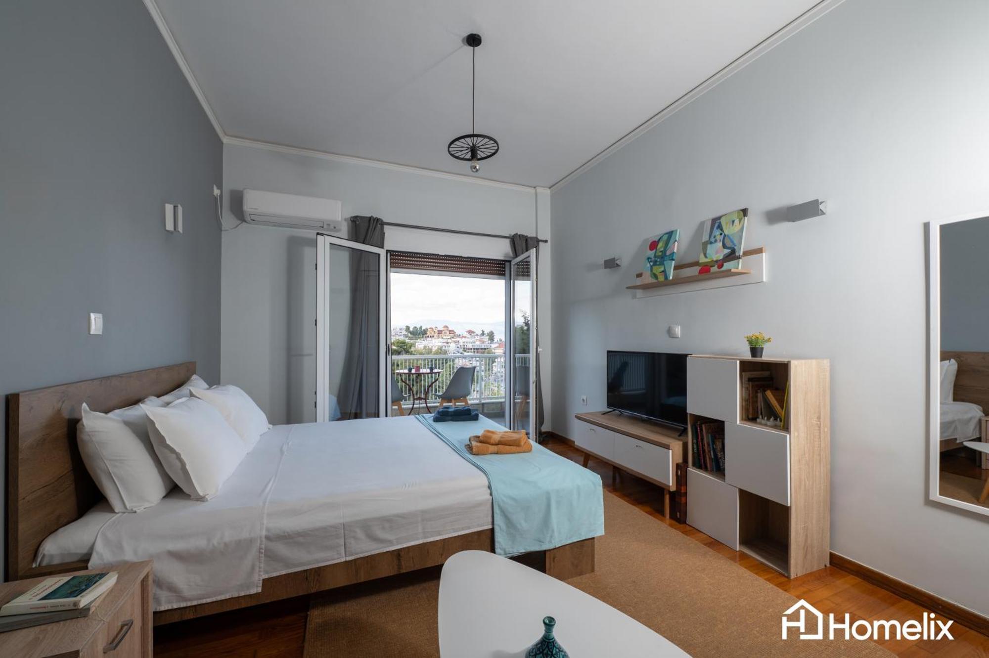 30M² Cosy Studio With Panoramic Sea View Chalkís Exterior foto